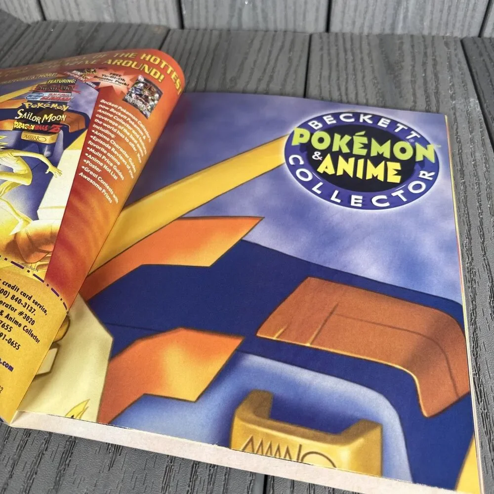 Yugioh Gundam BECKETT POKEMON & ANIME COLLECTOR MAGAZINE - 2/2003 #42 W/ POSTER